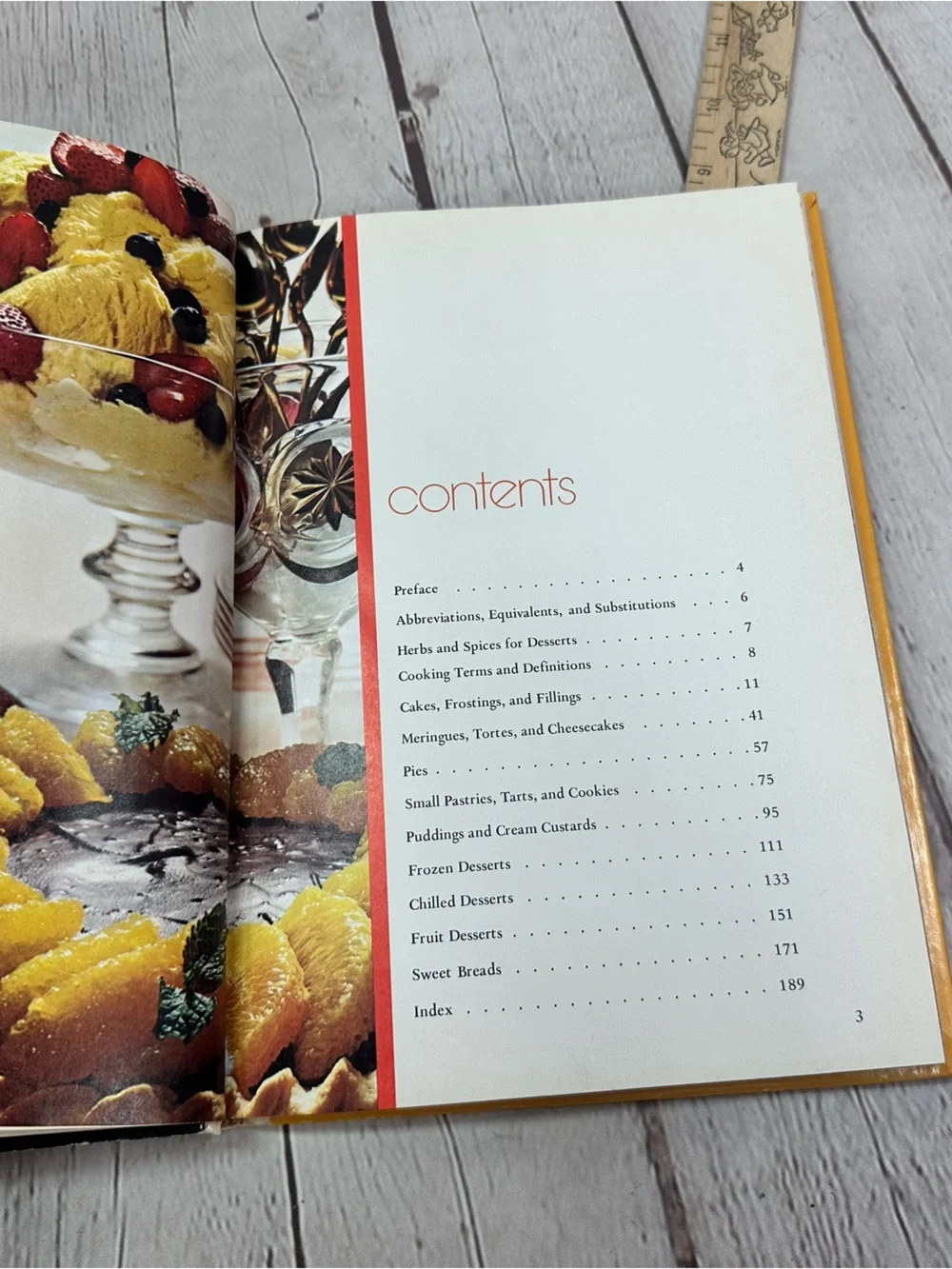 vtg 1976 Southern Living The Desserts Cookbook retro collectible hardcover
